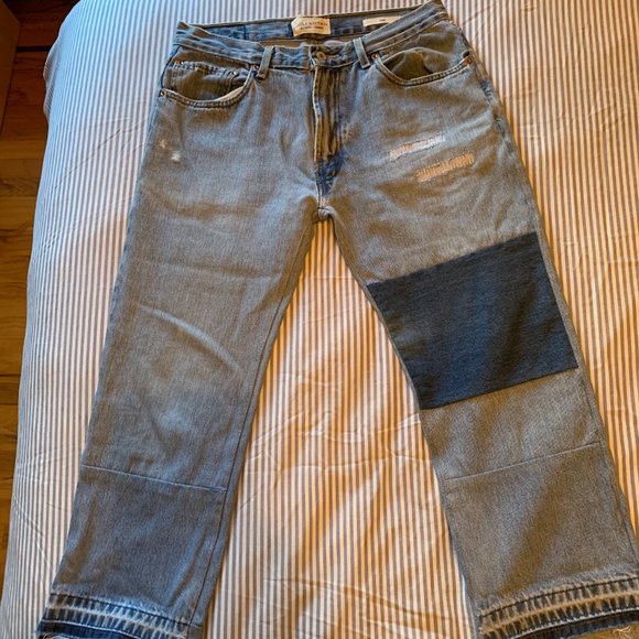 Nili Lotan Franki Boyfriend Jeans – Levi’s Reworked Denim – Size 26